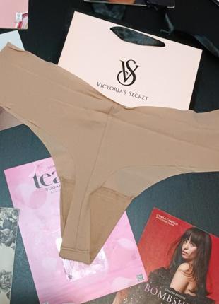 Безшовні трусики стринги тонги р.с л,хл victoria's secret виктория сикрет вікторія сікрет оригінал3 фото