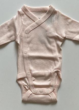 Боді з довгим рукавом від h&m