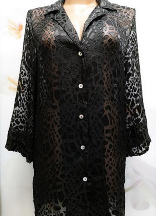 Black island шелковая рубашка мини платье  ручная работа индонезия /6559/