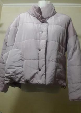 Курточка женская новая пудровая размер 44 цвет пудра подарок на 8 березня