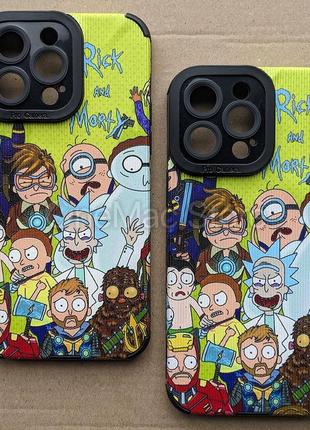 Чехол rick and morty для iphone 14 pro