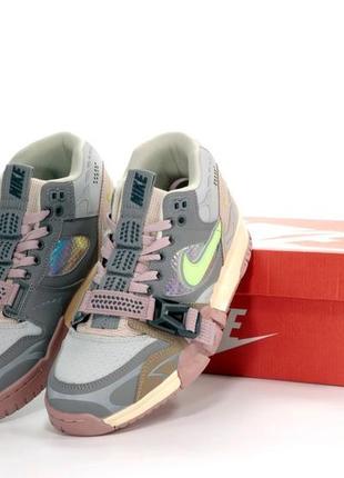 Мужские кроссовки nike air trainer 1 sp grey pink 41-42-43-44