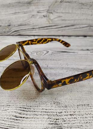 Сонцезахисні окуляри круглі, з відкидною кришкою в стилі ретро, стимпанк7 фото