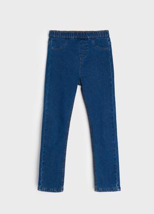 4-5/8-9/9-10 років фірмові штани джинси джегінси дівчинці утеплені флісом на флісі sinsay2 фото