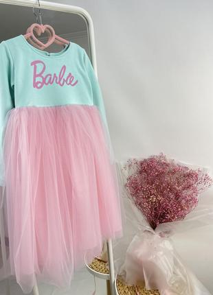 Нежное стильное платье для девочек с розовым фатином на праздник10 фото