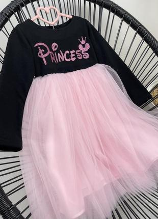 Платье для принцессы пышное с фатином платье на праздник1 фото