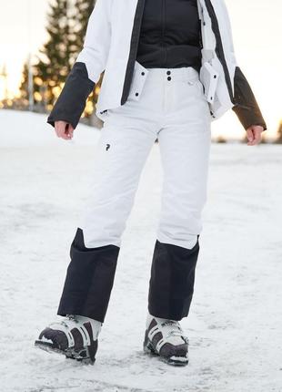 Горнолыжные женские брюки peak performance rider ski snow off-white