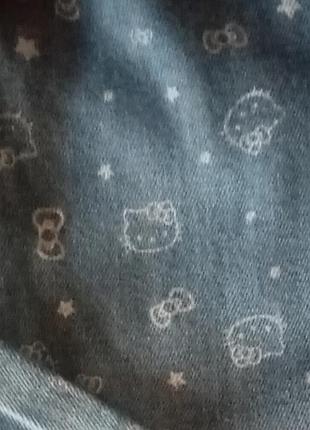 Джинсы "hellou kitti " 4
