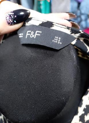 Красивое леопардовое платье р.s/m 4