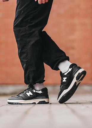 Чоловічі кросівки new balance 550 black white 2.0 / smb