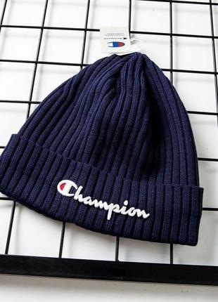 Зимняя шапка на флисе champion оригинал 7
