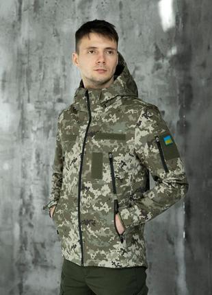 ▪️куртка pobedov jacket "motive" піксель з липучками5 фото