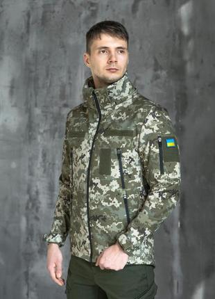 ▪️куртка pobedov jacket "motive" піксель з липучками6 фото