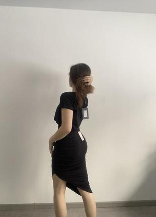 Асимметричная юбка со стяжкой2 фото
