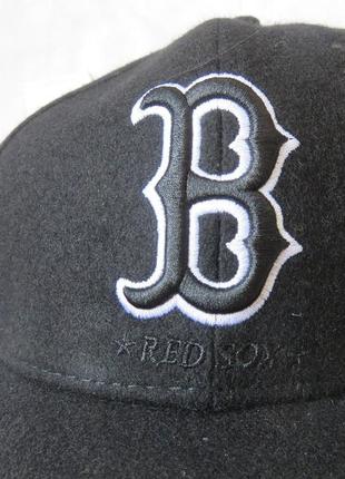 Зимняя шерстяная бейсболка кепка mlb boston red sox оригинал8 фото