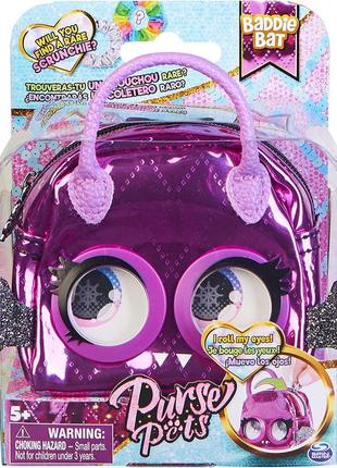 Інтерактивна дитяча сумочка micros purse pets baddie bat сумка-гаманець кажан миша