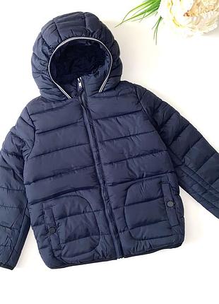 Куртка синего цвета на плотном синдепоне для парня, фирмы ovs. 1/ размер: 1102 фото