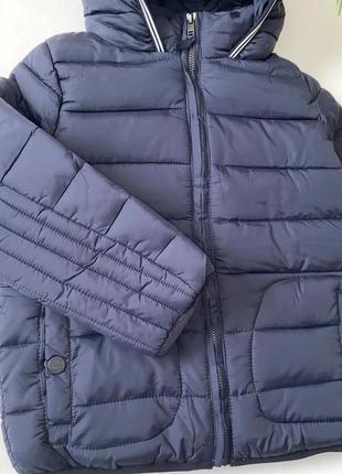 Куртка синего цвета на плотном синдепоне для парня, фирмы ovs. 1/ размер: 1105 фото