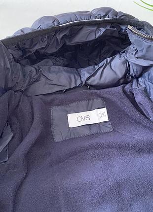 Куртка синего цвета на плотном синдепоне для парня, фирмы ovs. 1/ размер: 1107 фото