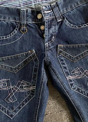 Стильные джинсы с вышивкой (с нашивкой). хип хоп штаны. cargo карго3 фото