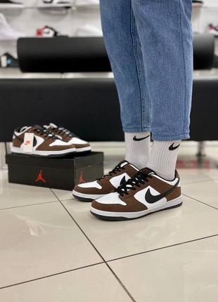 Мужские кожаные кроссовки nike sb dunk low pro7 фото