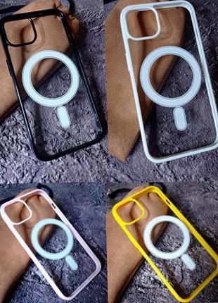 Чехлы на iphone 13 айфон с магнитным кольцом magsafe