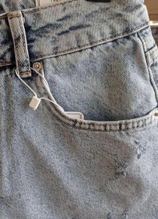 Шорты женские синие и серые короткие джинс рваные two colors7 фото