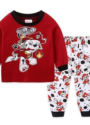 Дитяча піжама щенячий патруль july's song бавовняна демісезонне зростання 100