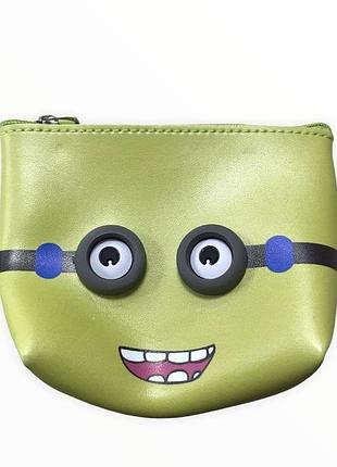 Гаманець шкірозамінник з декором мікс.