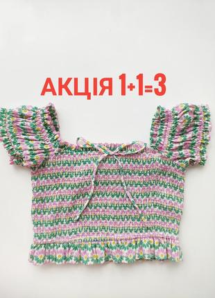 Очень стильный топ на резинках
