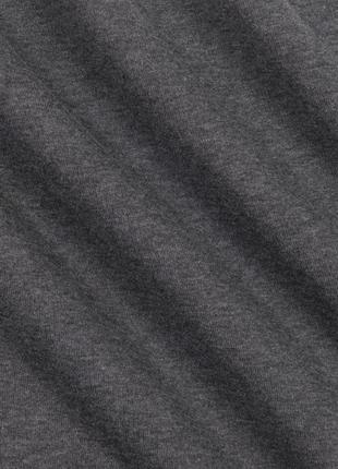 Тканина футер тринитка з начосом для костюмів спортивного одягу футболок темно-сіра меланж4 фото