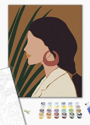 Картина за номерами 40х50 на дерев'яному підрамнику "пастельні тропіки: триптих 1" bs51715