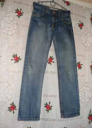 Супер джинсы"j & m",р.10,100%коттон синего цвета.