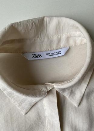 Стильная рубашка с бахромой zara3 фото