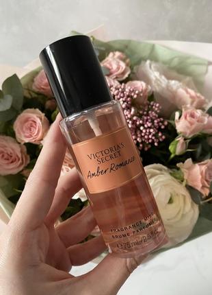 Міст/ спрей для тіла victoria’s secret amber romance 75мл оригінал3 фото