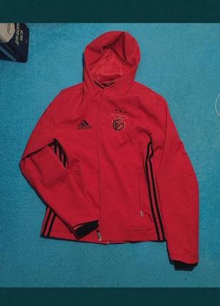 Спортивный костюм benfica adidas красного цвета унисекс, новый1 фото