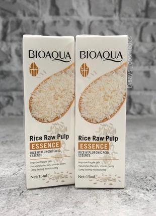 Омолоджуюча сироватка для обличчя з екстрактом рису bioaqua rice raw pulp essence