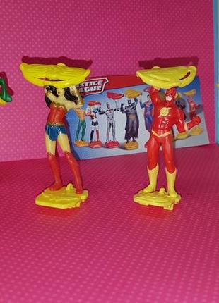 Игрушки, фигурки с киндеров, kinder супергерои marvel лига справедливости 4