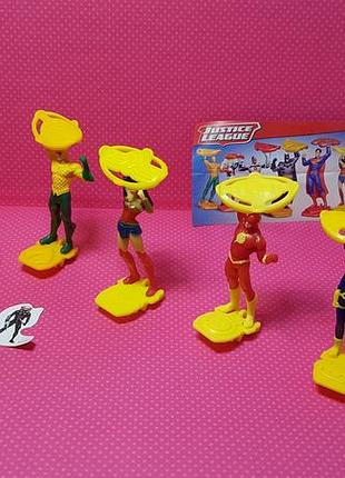 Игрушки, фигурки с киндеров, kinder супергерои marvel лига справедливости 3