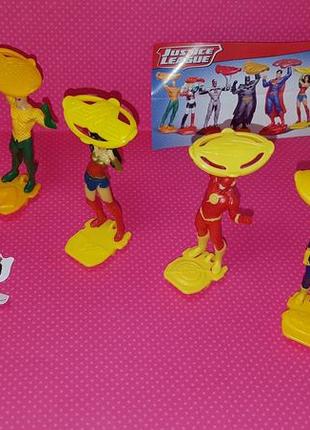 Игрушки, фигурки с киндеров, kinder супергерои marvel лига справедливости 5