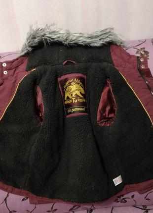 Куртка зимняя на меху на рост 98-104 (3-5 лет)1 фото