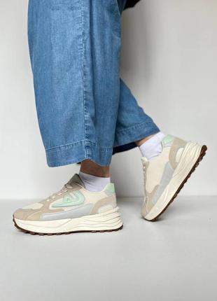 Кроссовки эко-замш с сеткой 36-41р