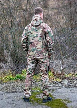 Тактический костюм softshell мультикам армейский военный всу3 фото