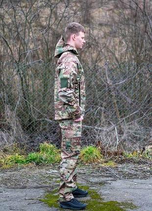 Тактический костюм softshell мультикам армейский военный всу2 фото