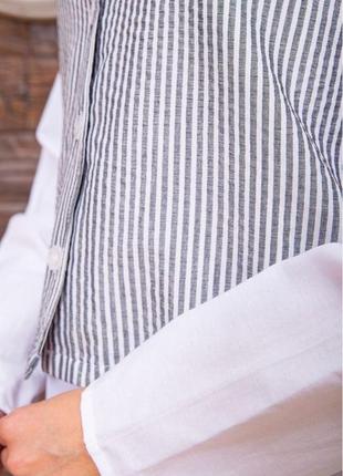 Жіноча сорочка з жилетом4 фото