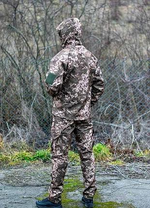 Тактический костюм softshell пиксель  военный 2