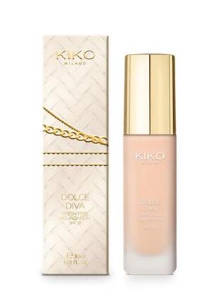 Тональная основа kiko milano dolce diva1 фото