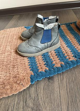 Демисезонные челси сапоги с утеплением размер 24 стельки14,5 см