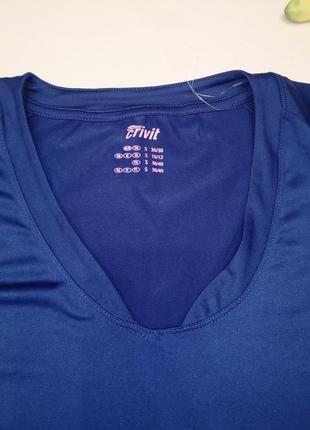 Женская спортивная футболка, майка, синяя, crivit, s2 фото