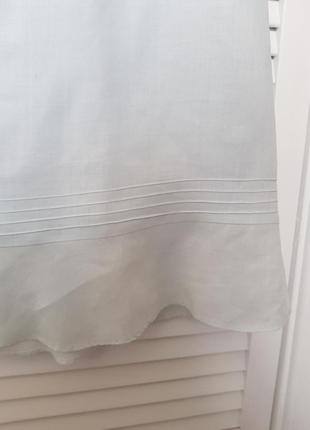 Легкая нежная юбка чистый лен h&amp;m4 фото